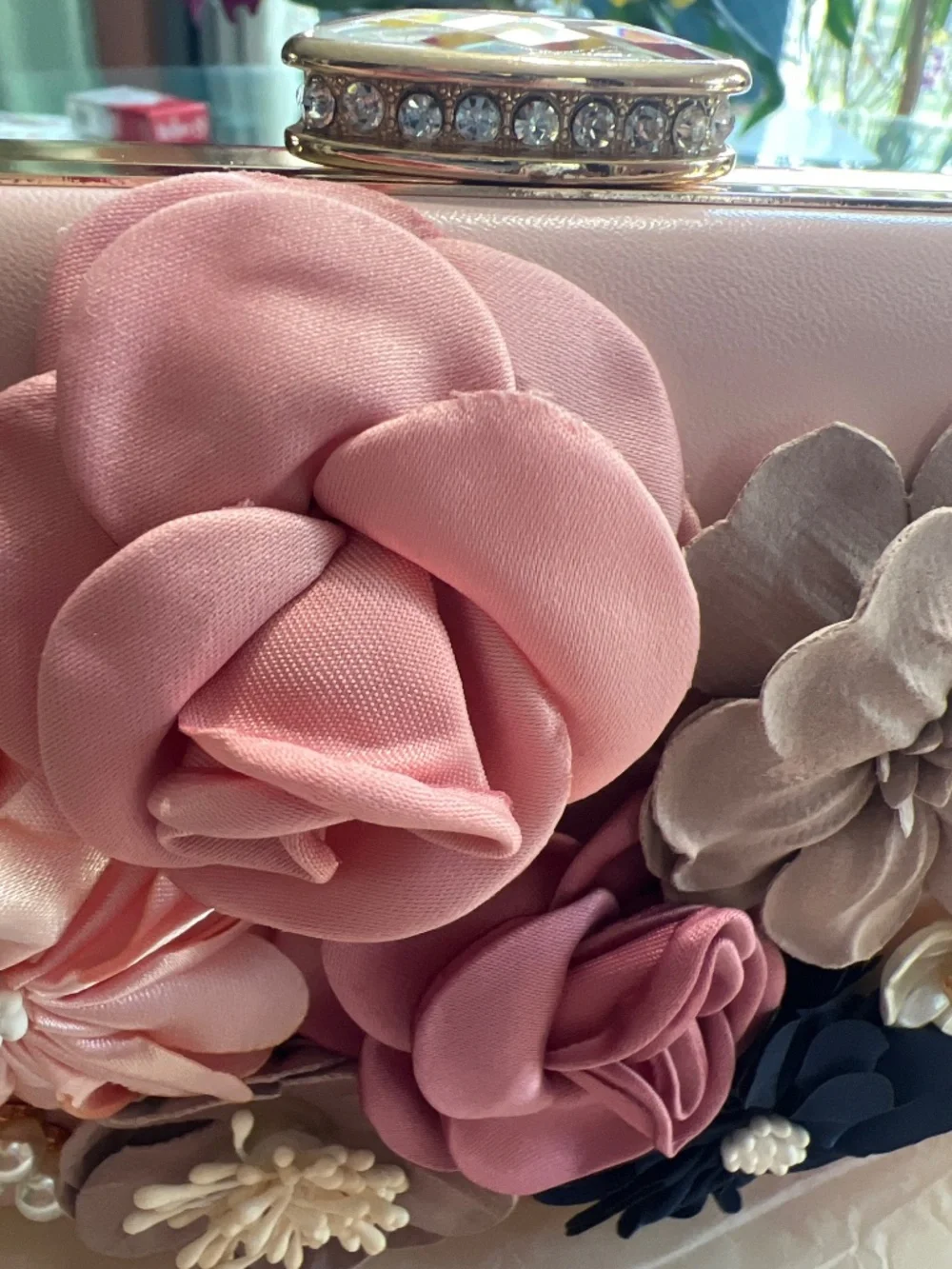 Milisente Flower Clutch Evening Bag